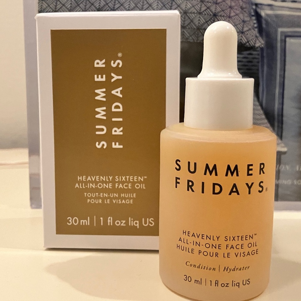 Summer Fridays Heavenly Sixteen Face Oil - Gold and White